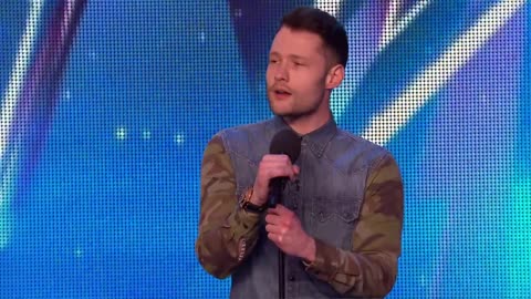 Golden boy Calum Scott hits the right note _ Audition Week 1 _ Britain's Got Talent 2015