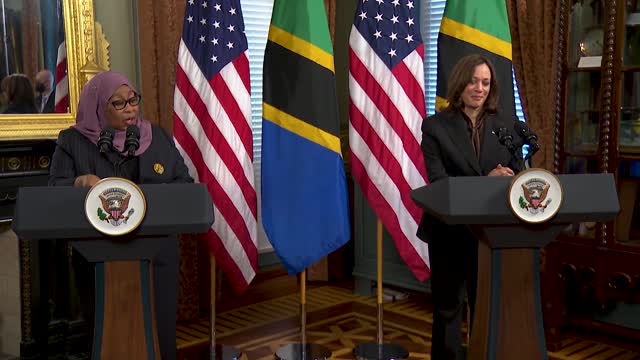 0436. Vice President Harris Holds a Bilateral Meeting with President Samia Suluhu Hassan of Tanzania