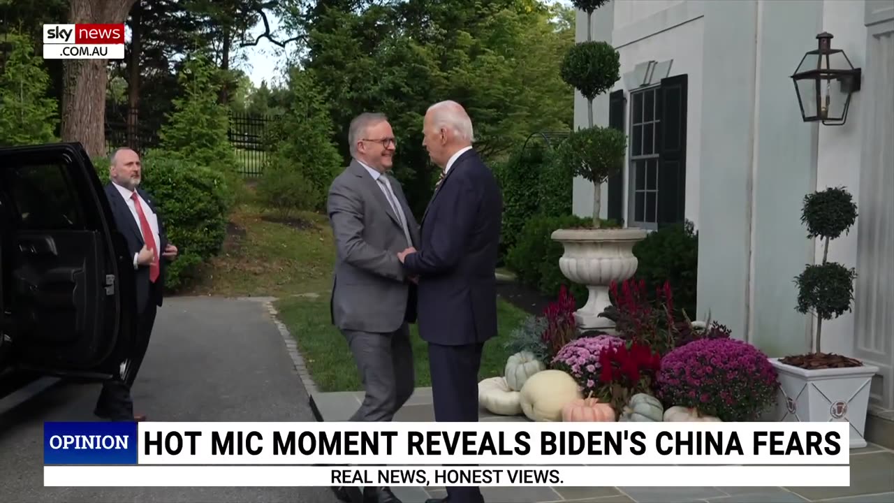 Cats out of the bag- Sky News reporter on Bidens latest hot mic moment