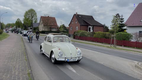 Loitz - Das 4. Oldtimertreffen - die Rückkehr von der Ausfahrt am 07-05-2022