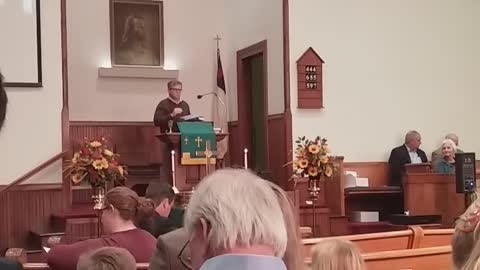 Announcement At Church Worship