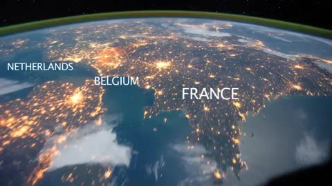 The view from Space for earth and counties