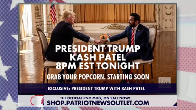 🔴 REPLAY | Exclusive: President Trump With Kash Patel