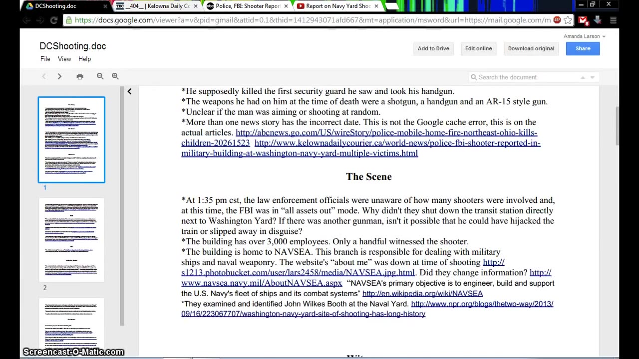 1 - The Washington D.C. Navy Yard Shooting Hoax__Merged