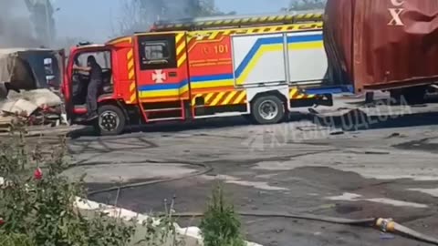All 40 units were completely burned down.