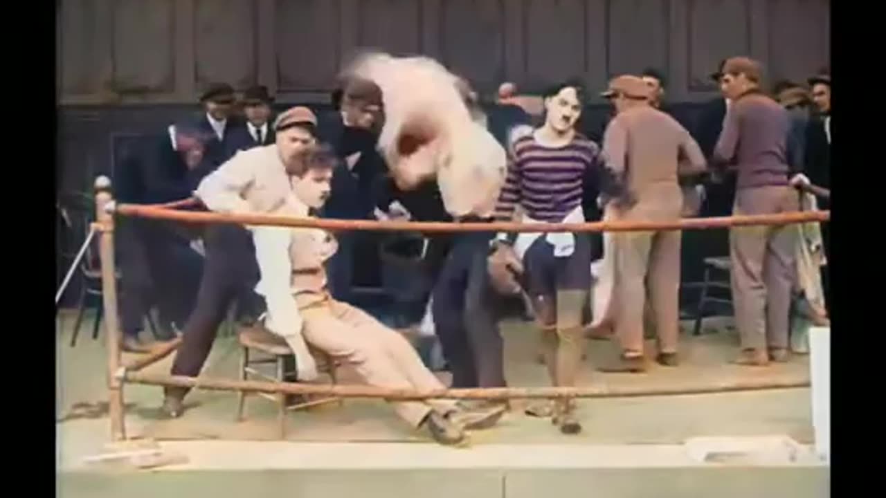 Charlie Chaplin fighting video 🤣🤣🤣