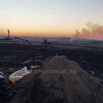 Ukrainian soldier firing and hitting something with an rpg it’s not quite clear what