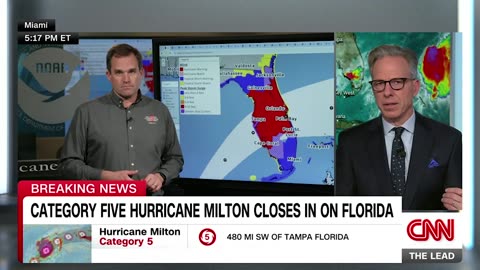 Hurricane Milton restrengthens into a Category 5 storm