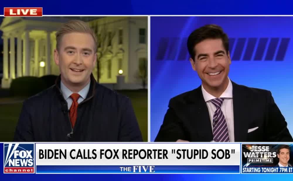 Joe Biden calls Peter Doocy a 'stupid S.O.B.' Jesse Watters Reacts