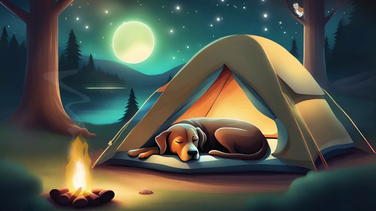 Relaxing Campfire 🏕🐾 - Lofi | Study Music | Chill Beats | Sleep Music