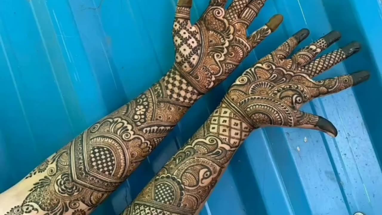 Beautiful mehandi design ❤💓❤💓💝