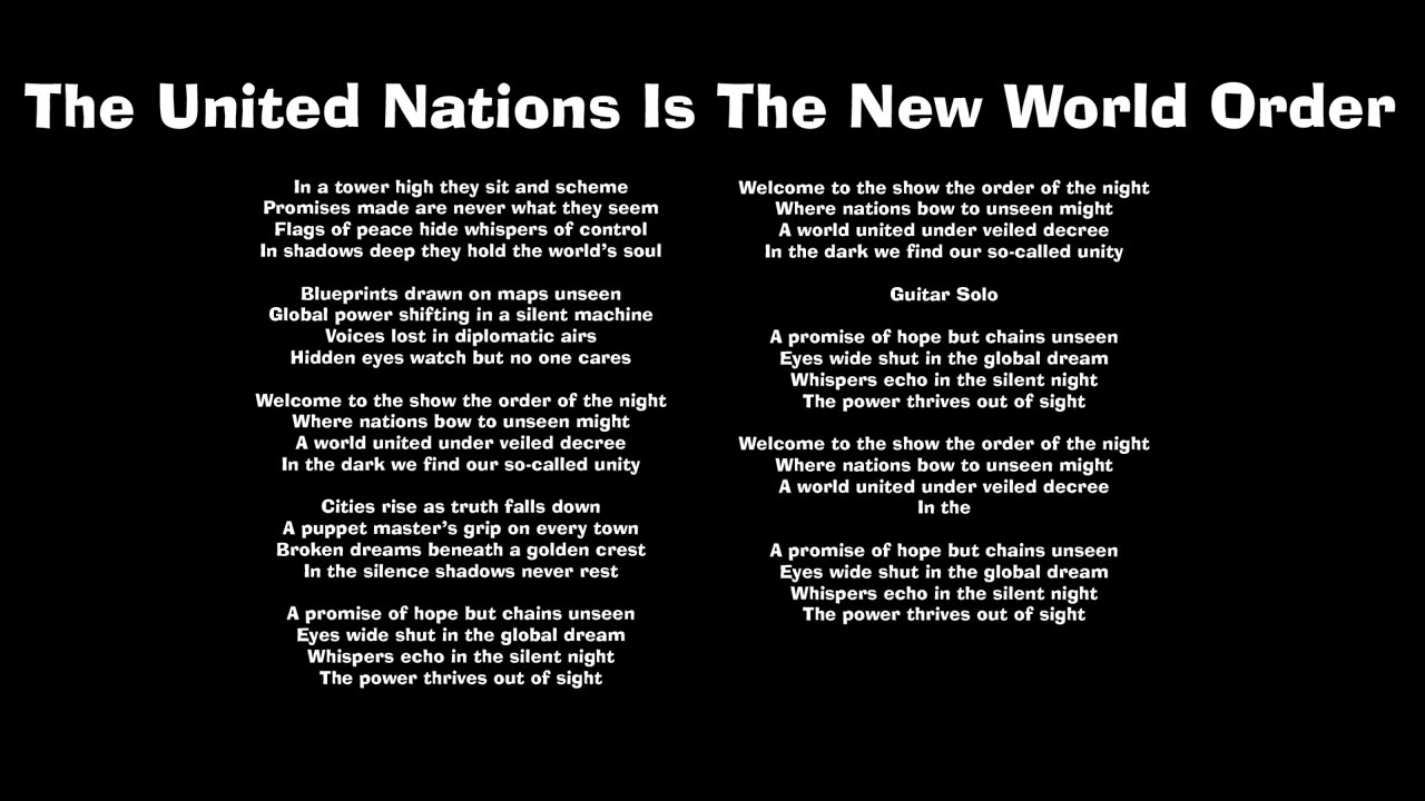 The United Nations Is The New World Order