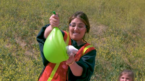 Look #amazing# water 💦 balloons _ in slow motion