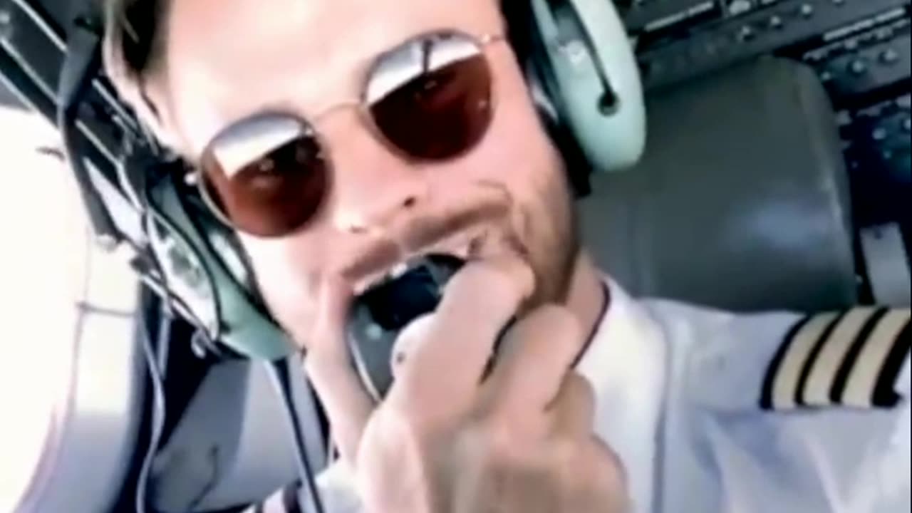 Comedy video on plane
