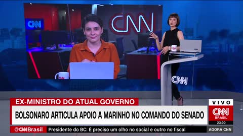 Bolsonaro articula apoio a Marinho no comando do Senado | AGORA CNN