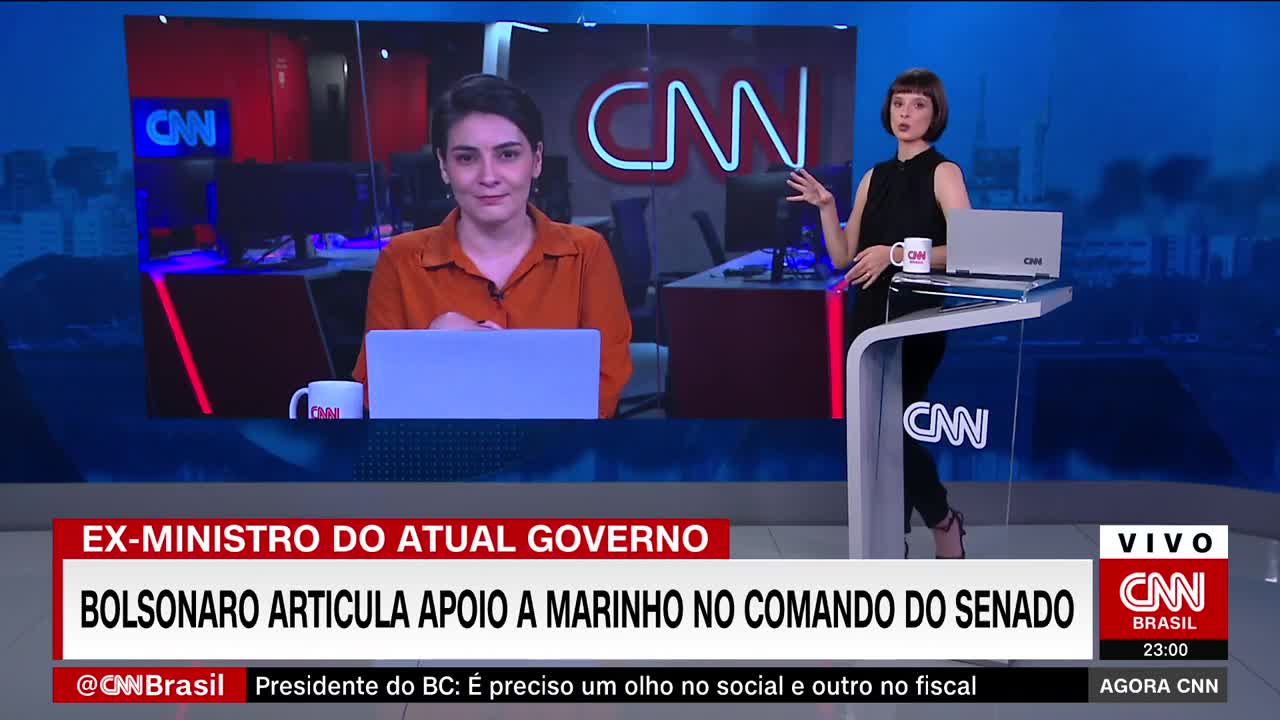 Bolsonaro articula apoio a Marinho no comando do Senado | AGORA CNN