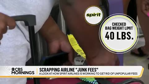 Spirit Airlines dropping some junk fees in bid to win customers CBS News