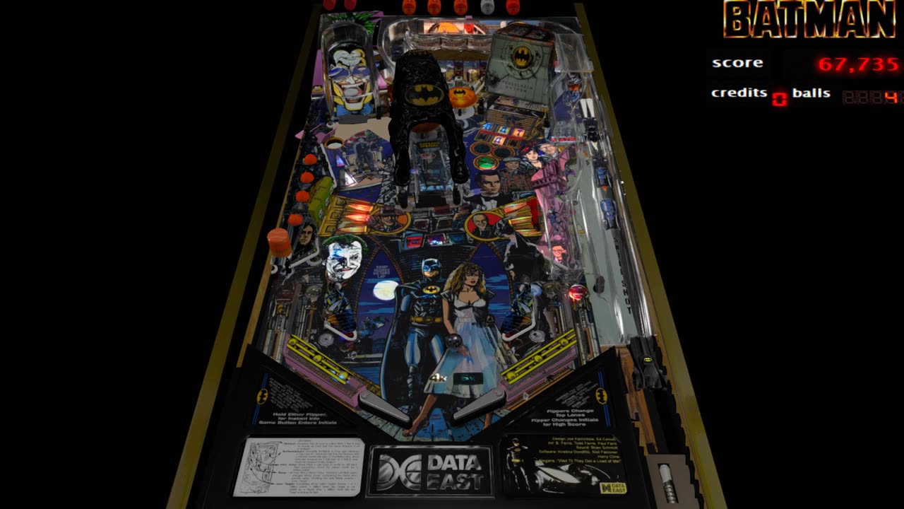 Batman Visual Pinball gameplay