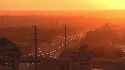 Canon XA-70 test footage Sunset Folsom California