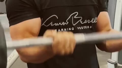 BARBELL CURL BICEPS WORKOUT #bodybuilding #fitness