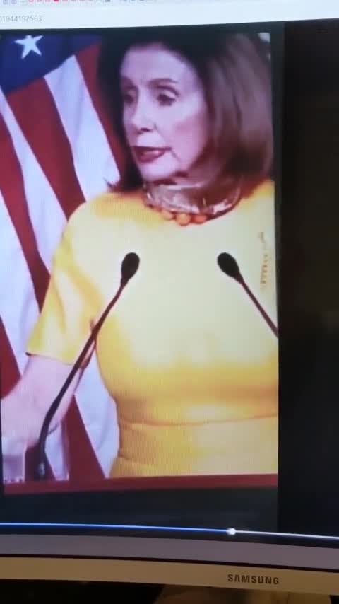 Nancy Pelosi Drunk Totally Shit Faced On The Job!