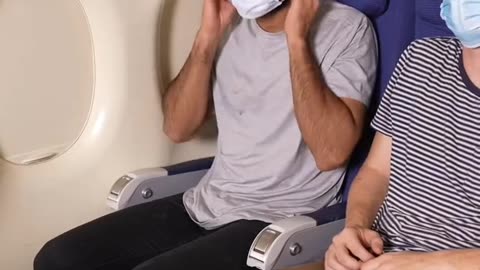 Put your mask on the second