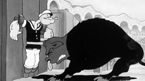 Fleischer Studios Cartoons - 1938x15 - Bulldozing the Bull