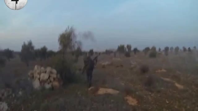 Ahrar al-Sham militants attack on the Syrian military on January 12 in Aleppo province.