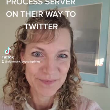 #processserver #subpoena on it's way to Twitter to STOP ALL ACTIONS ON ELON MUSK TWITTER ACCT