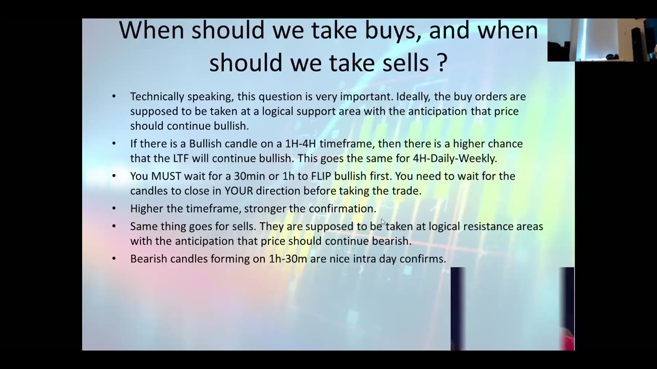 3 When to Take Buys and Sells - (6.Back to The Basics)