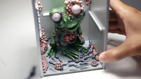 How To Make a Zombie Frog From Polymer clay