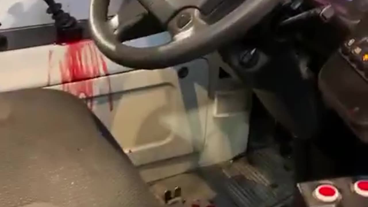 Israeli settlers attack Jerusalem bus driver Ahmed Abu Al-Hawa in the Kiryat Sefer area with a knife