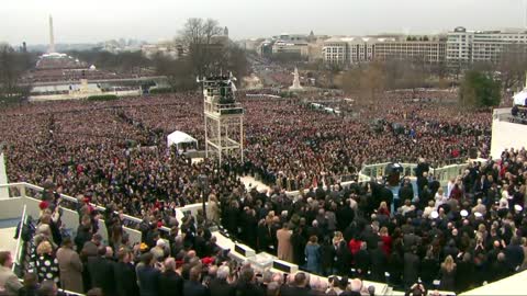 President Trump Takes the Oath of Office