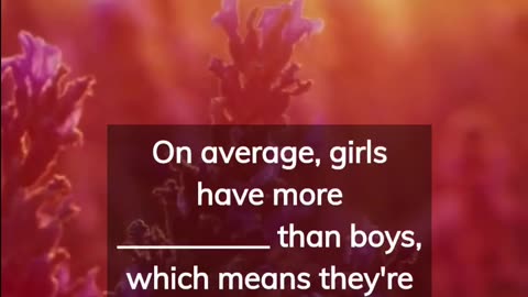 GIRL FACT