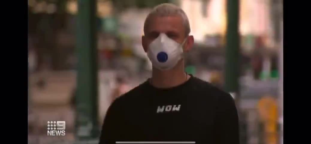 Channel 9 on the uselessness of face masks