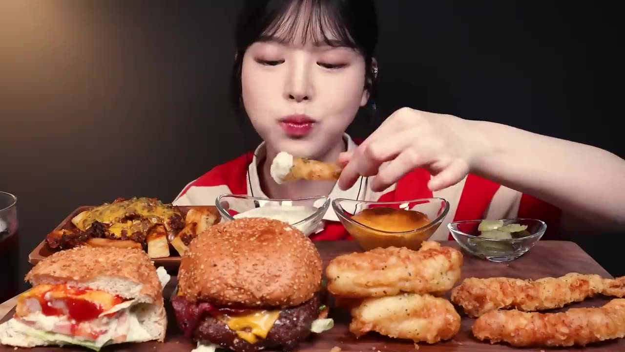 Crispy Fish and Chips, Burgers, Chili Cheese Fries, and Fried Shrimps Mukbang ASMR