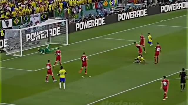 Beautiful goal from brazil