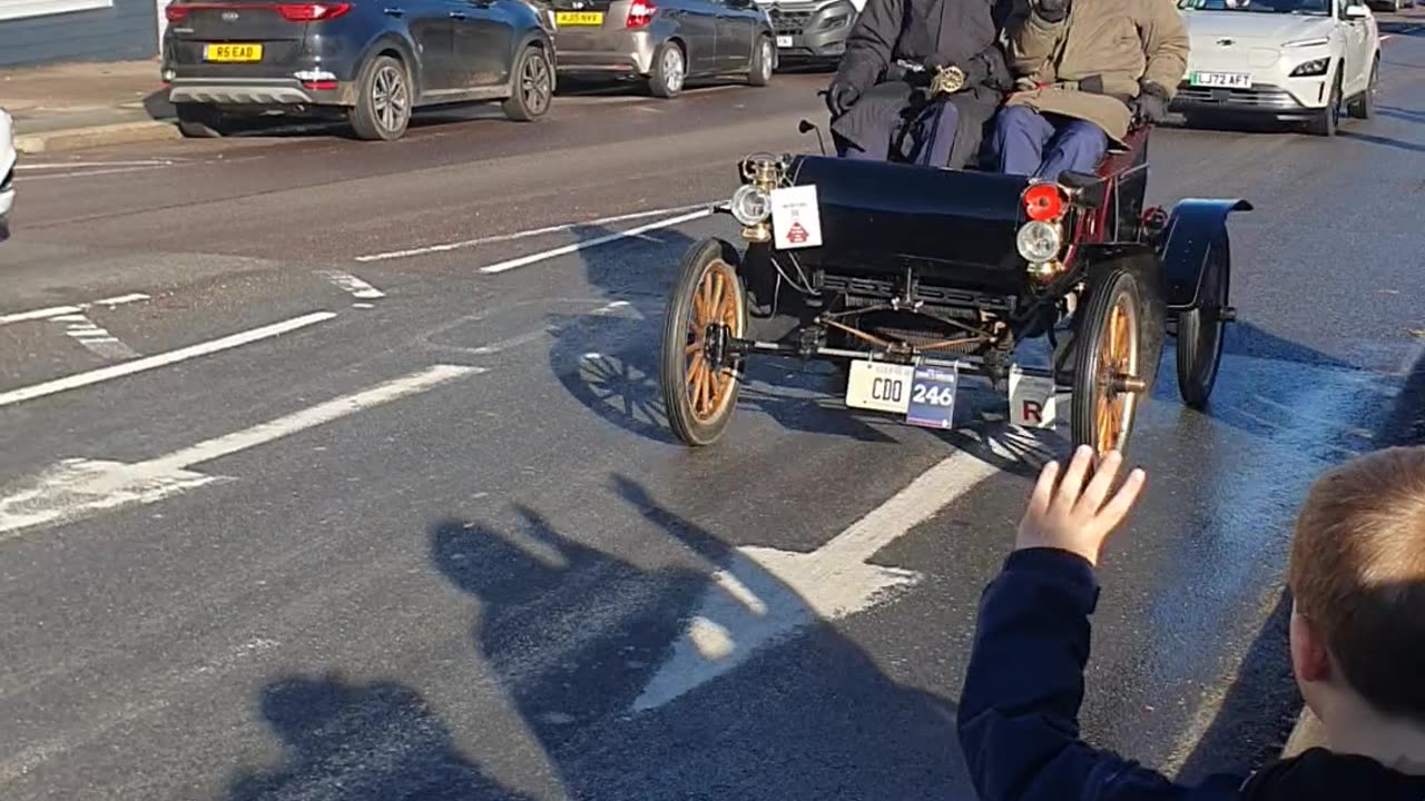 London to Brighton Veteran Car Run 05.11.2023. Vid052 #veterancarrun