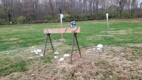 .22LR vs Shaving Cream in Slow Motion