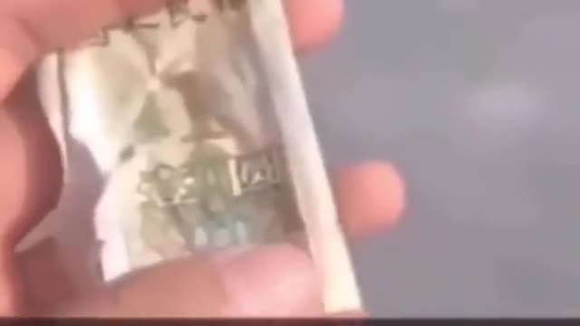 Picking up money