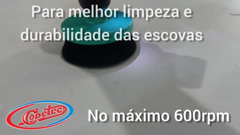 Rotação das escovas Copetec