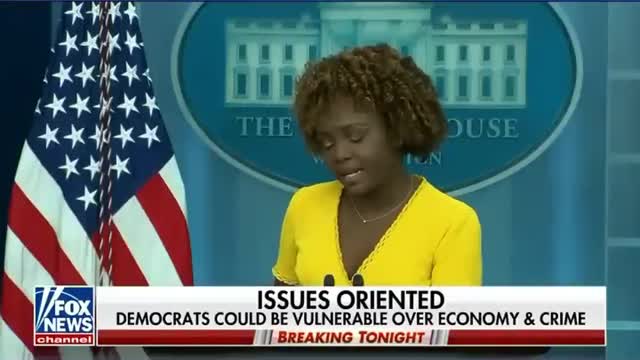 Tension heats up with Karine Jean-Pierre, reporters over Biden