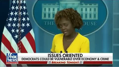 Tension heats up with Karine Jean-Pierre, reporters over Biden