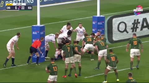 HIGHLIGHTS | England v South Africa | Physical encounter at Twickenham | Autumn Nations Series