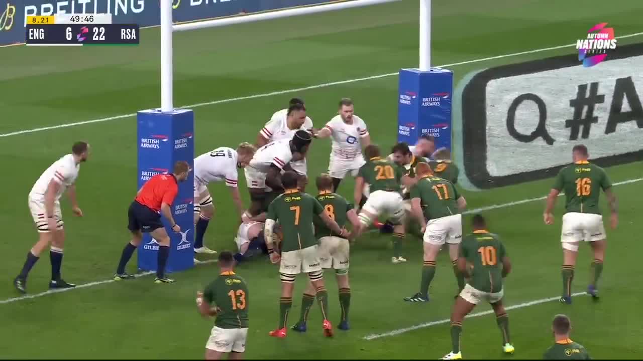 HIGHLIGHTS | England v South Africa | Physical encounter at Twickenham | Autumn Nations Series
