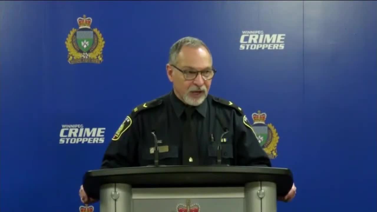 Winnipeg police update on legislature protest - Feb. 23