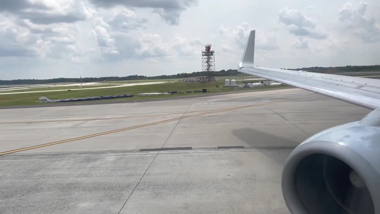 American 737-800 Takeoff out of Charlotte, Inflight, Firm Landing at New York JFK