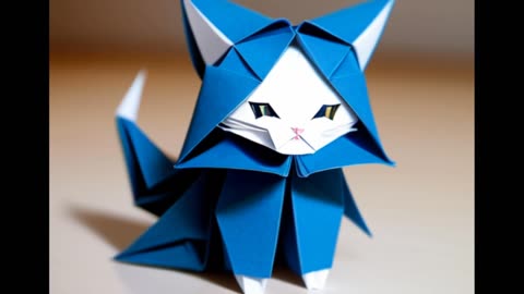 Origami Cat Picture ☯️