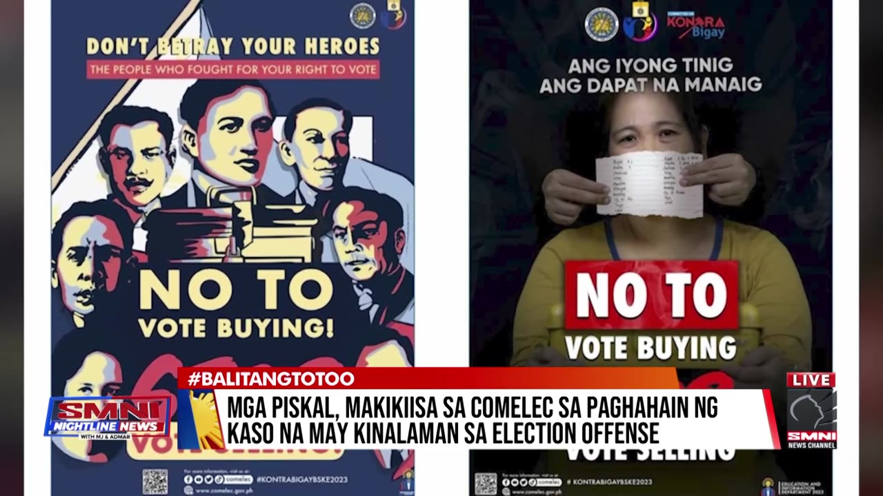 DOJ at Comelec, nagsanib-pwersa kontra vote-buying at vote-selling sa 2023 BSKE