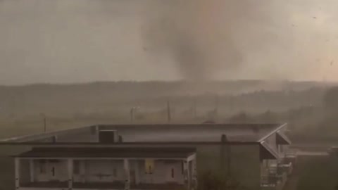 Tornado Rips Through Russian Field